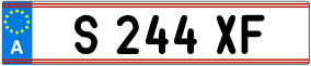 Truck License Plate